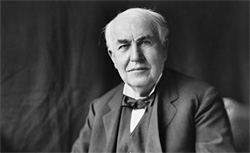 Thomas Edison. Click image to expand.