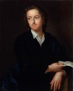 Portrait of the poet Thomas Gray. 
