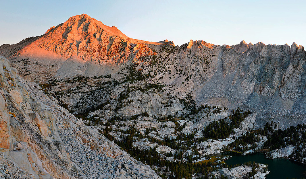 &quot;Mount Thoreau&quot; at dawn on the day of the naming ceremony, September 26, 2014.