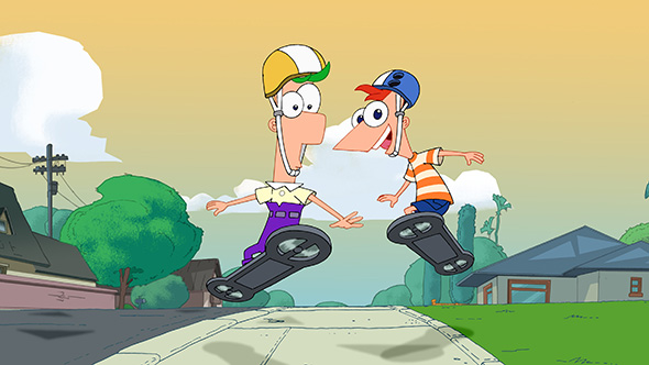 The finale episode of Phineas and Ferb, Last Day of Summer.