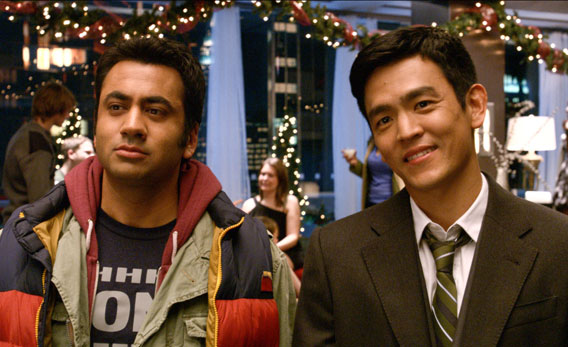 KAL PENN as Kumar and JOHN CHO as Harold in New Line Cinema's and Mandate Pictures' comedy &quot;A VERY HAROLD &amp; KUMAR 3D CHRISTMAS,&quot; a Warner Bros. Pictures release.