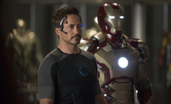 Robert Downey Jr. in Iron Man 3.