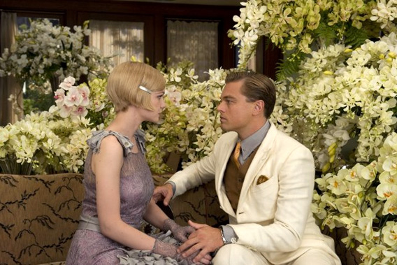 Leonardo DiCaprio and Carey Mulligan in The Great Gatsby.