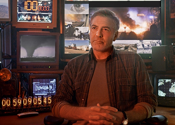 George Clooney in Tomorrowland.