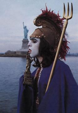 Genesis frontman Peter Gabriel as &quot;Britannia.&quot; 