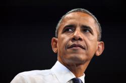 President Barack Obama speaks during a campaign rally at the BankUnited Center at the University of Miami on October 11, 2012 in Miami, Florida. 