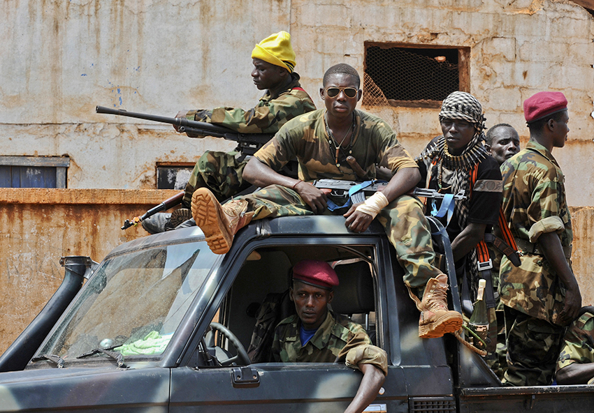 Seleka rebels, March 26, 2013.