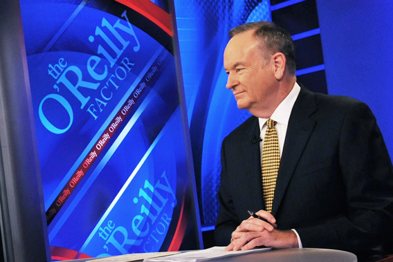 Bill O'Reilly, host of FOX's &quot;The O'Reilly Factor&quot; at FOX Studios on December 15, 2011 in New York City.