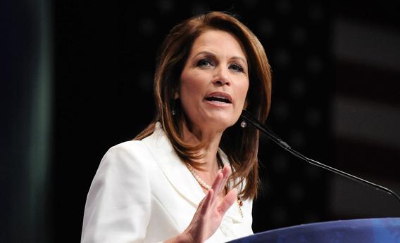 U.S. Representative Michele Bachmann addresses the American Conservative Union's annual Conservative Political Action Conference in Washington, February 9, 2012.