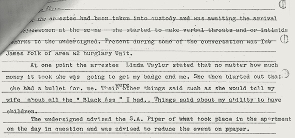 EXCERPT FROM SHERWIN POLICE REPORT (THE TEXT OF SHERWIN&rsquo;S REPORT IS EXCERPTED IN THE GRAF BELOW)