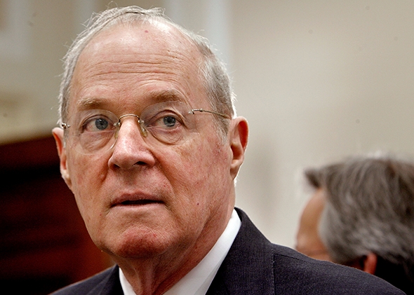 Supreme Court Justice Anthony Kennedy, pictured on Capitol Hill in 2007, may have just discovered the cruelty of solitary confinement.