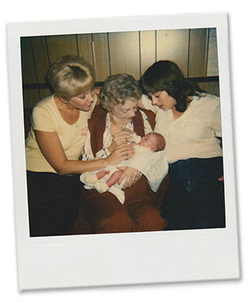 Linda White, her mother, holding Ami, Cathy O&acirc;&#128;&#153;Daniel&acirc;&#128;&#153;s daugh,Linda White, her mother, holding Ami, Cathy O&rsquo;Daniel&rsquo;s daughter. 