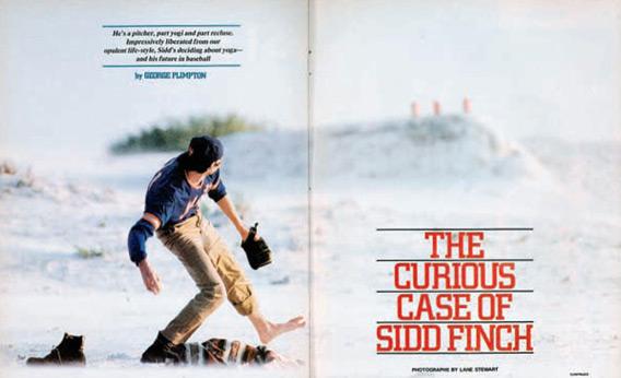 Article 'The Curious Case of Sidd Finch' From &quot;SI.&quot;