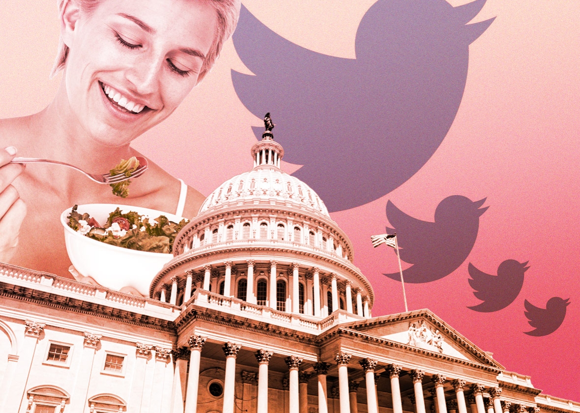 Photo illustration by Slate. Images by Thinkstock and Twitter.