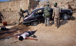 One of four al Qeada insurgents killed. One of four al-Qaida insurgents killed