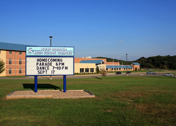 Phillip Barbour High School in Philippi, West Virginia