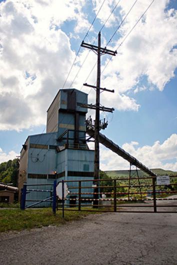 The site of the 2006 Sago Mine disaster, a 40-minute drive from the Smith family home