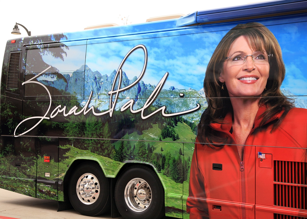 Sarah Palin bus 2009