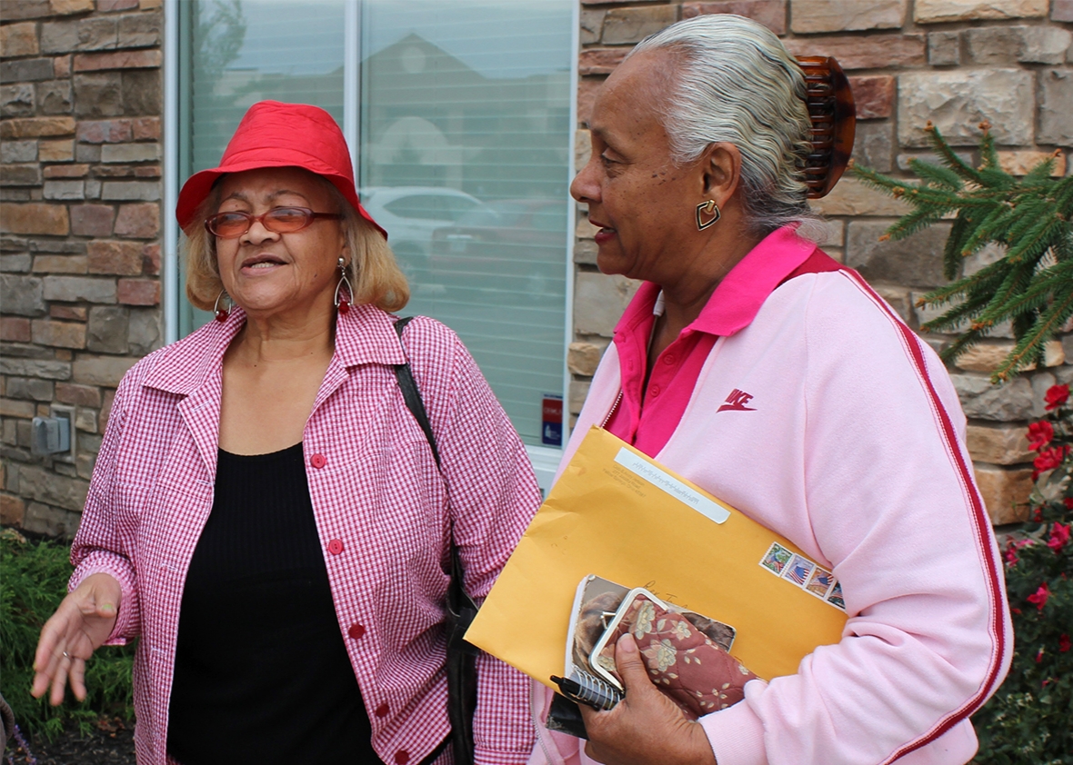 Faye Stubbs and Joy Stokes.