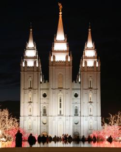 Mormon Church in Salt Lake City.