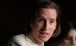 US director Wes Anderson speaks during the press conference of 'Moonrise Kingdom' at the 65th Cannes film festival on May 16, 2012 in Cannes. 