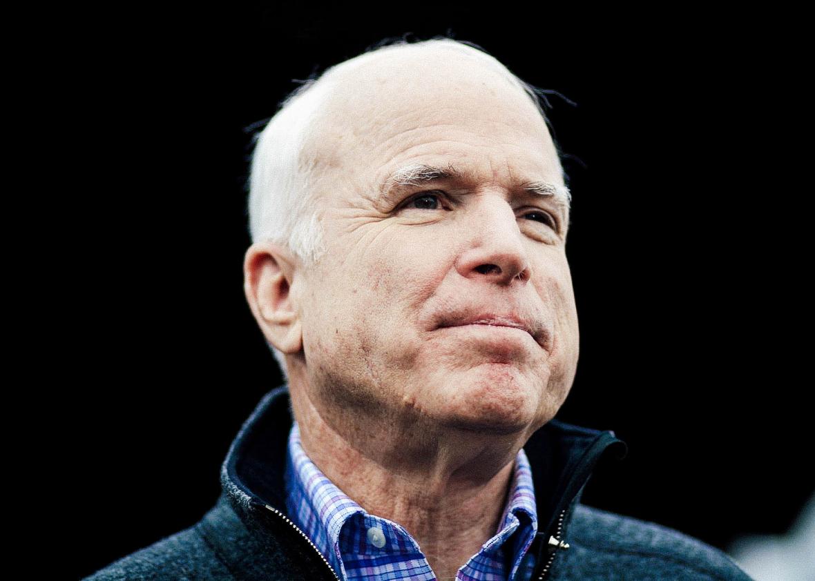 Republican presidential candidate U.S. Senator John McCain (R-AZ) speaks at a campaign event December 27, 2007 in Des Moines, Iowa. Presidential candidates kicked off their post-holiday campaigning in Iowa with the Jan. 3 caucus upcoming. 