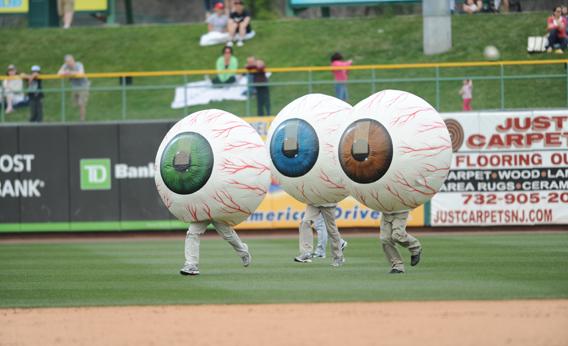 The Lakewood BlueClaws' Eyeball Race, Lakewood, N.J. The Lakewood BlueClaws' Eyeball Race, Lakewood, N.J.