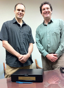 Michael Schmidt and Hod Lipson, Cornell researchers who built a robotic scientist. 