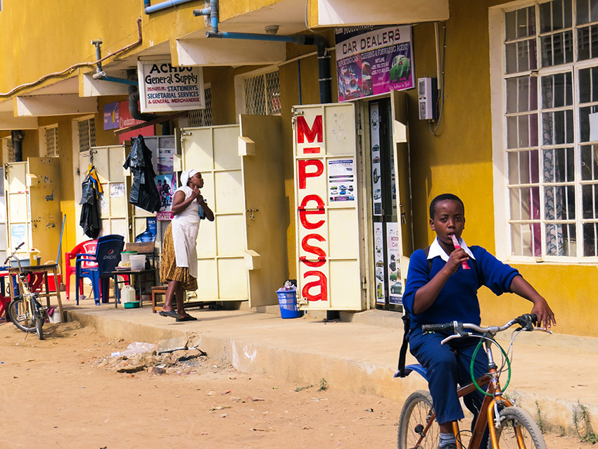 M-Pesa in Iringa, Tanzania.