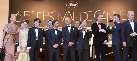 The cast of Moonrise Kingdom at the 65th Cannes film festival.