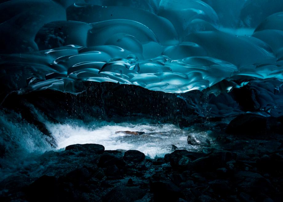 The Mendenhall Ice Caves in Juneau, Alaska, are surreal, gorgeous, and  endangered