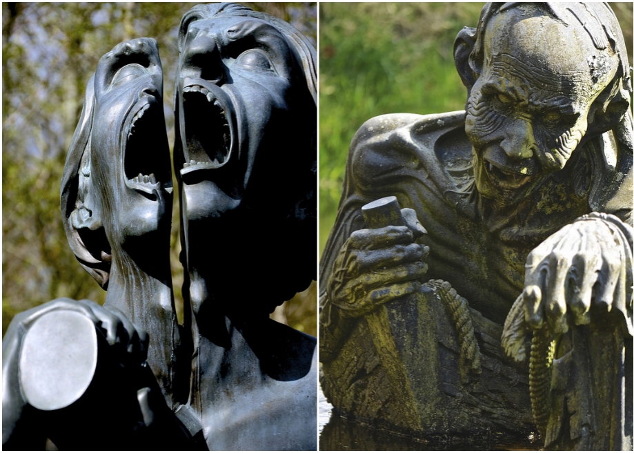 County Wicklow Ireland, Bronze Garden Statues Ireland