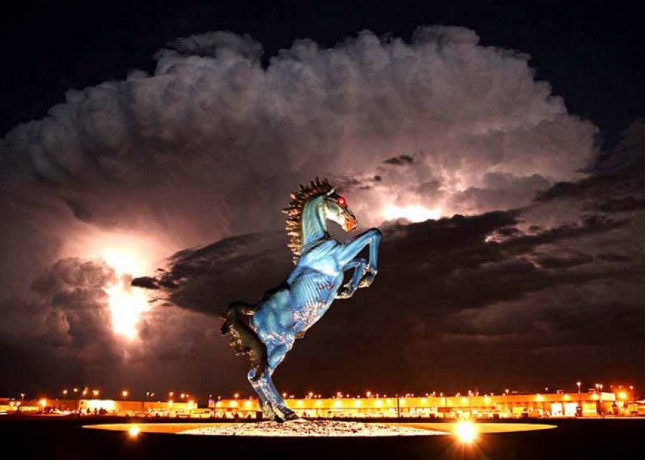 The Blue Mustang is part of several conspiracy theories centered ...