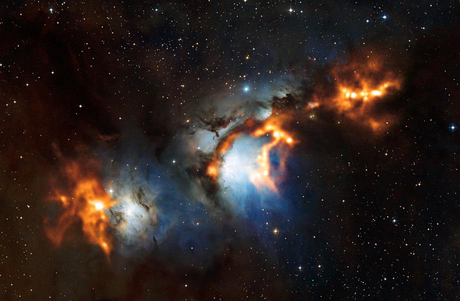 Cosmic dust clouds in Messier 78