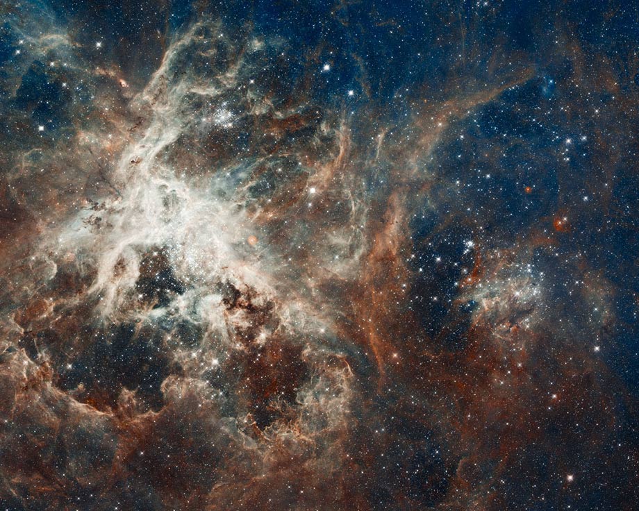 Hubble's panoramic view of a star-forming region