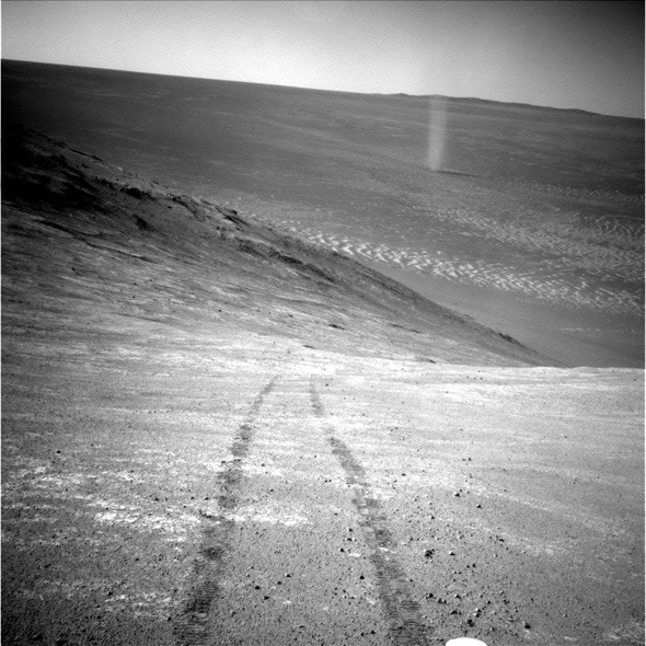 dust devil on Mars