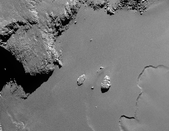 comet surface