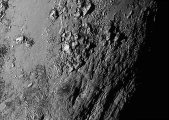 Pluto mountains