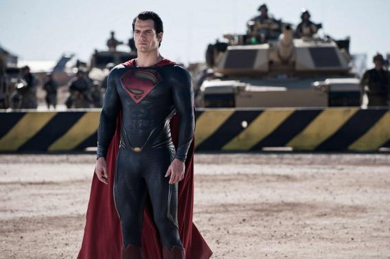 Henry Cavill is Superman in Man of Steel