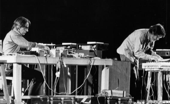 John Cage performs in 1971