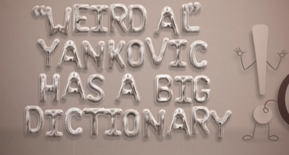 Weird Al Yankovic &quot;Word Crimes&quot; video