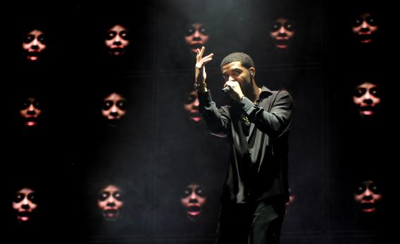 140744942 Drake in Los Angeles in 2012