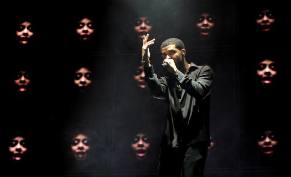 Drake in Los Angeles in 2012