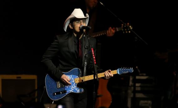 Brad Paisley at the inaugural ball