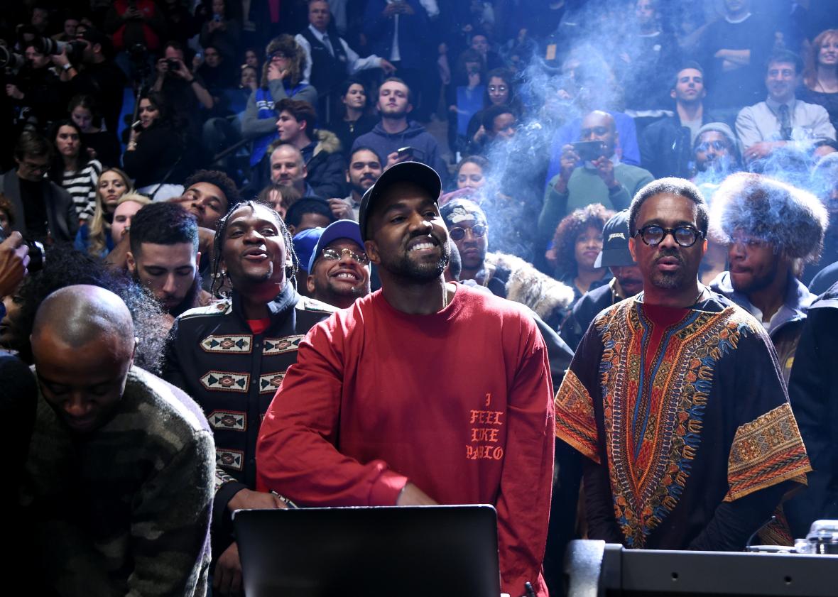 Kanye West debuts The Life of Pablo at Madison Square Garden. 