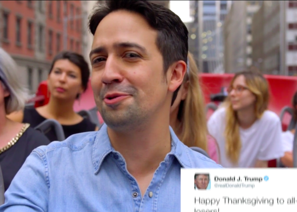 Lin-Manuel Miranda sings Donald Trump's tweets (VIDEO).