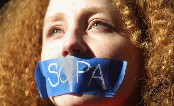 SOPA protesters helped inspire the Declaration of Internet Freedom