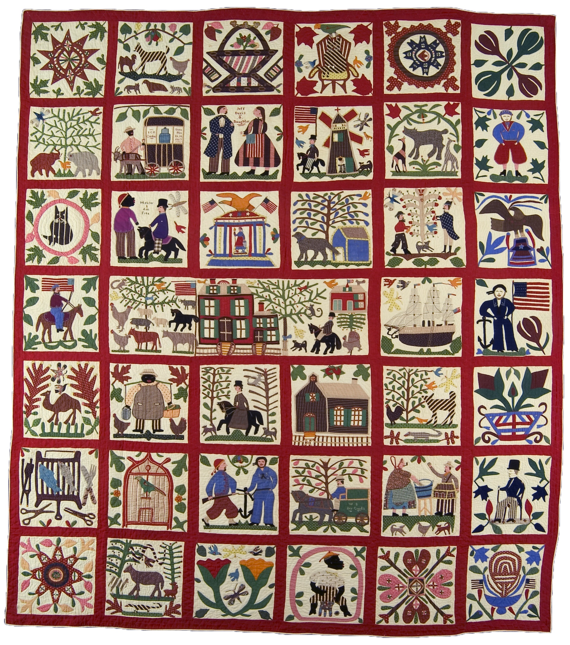 Reconciliation Quilt: Lucinda Ward Honstain's vision of the Civil War ...